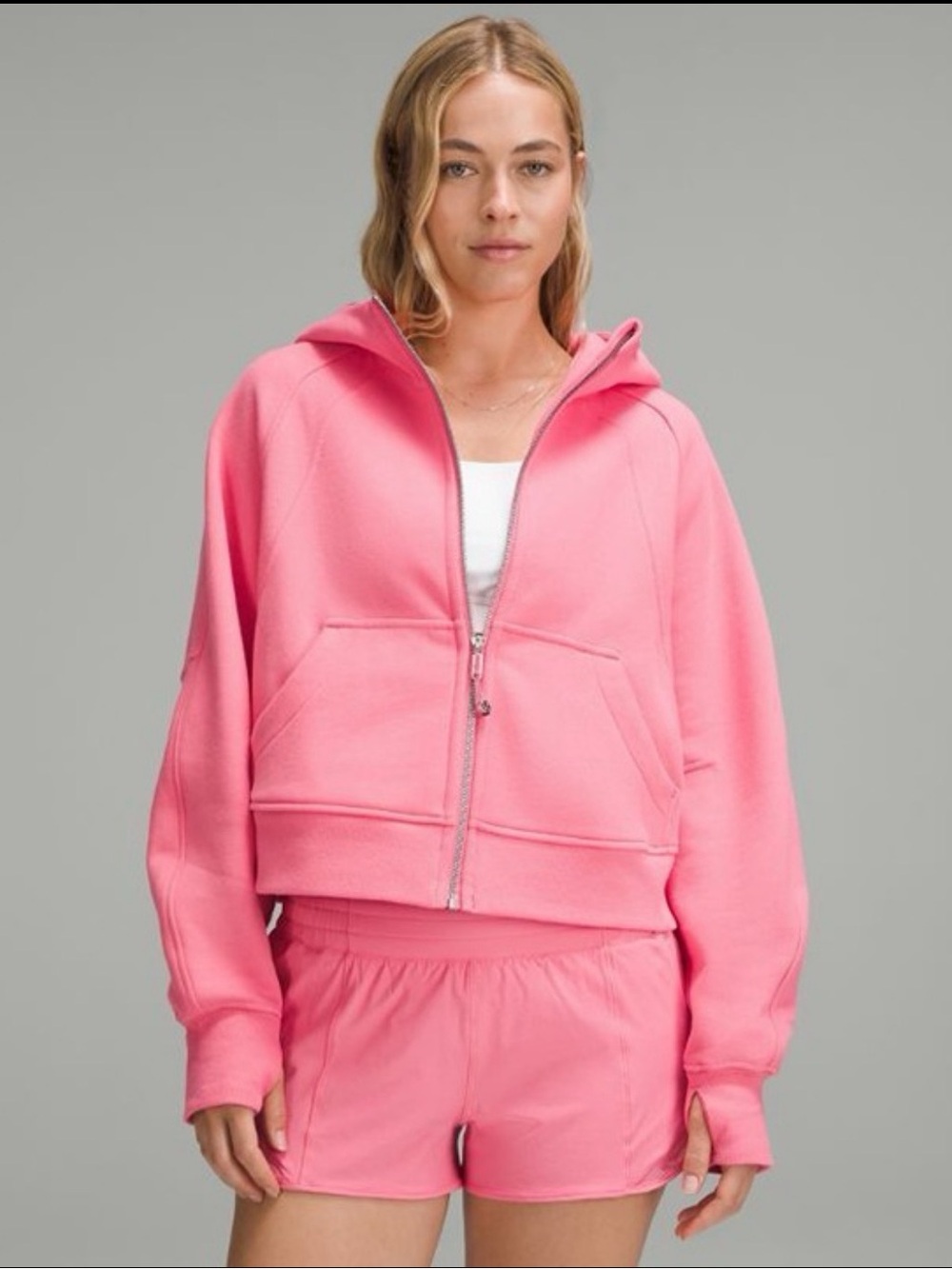 7-16 NWT size XL/XXL Lululemon Scuba Oversized Funnel Neck full-Zip SAKP